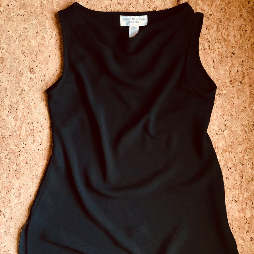 No cleavage dress shirt BLACK